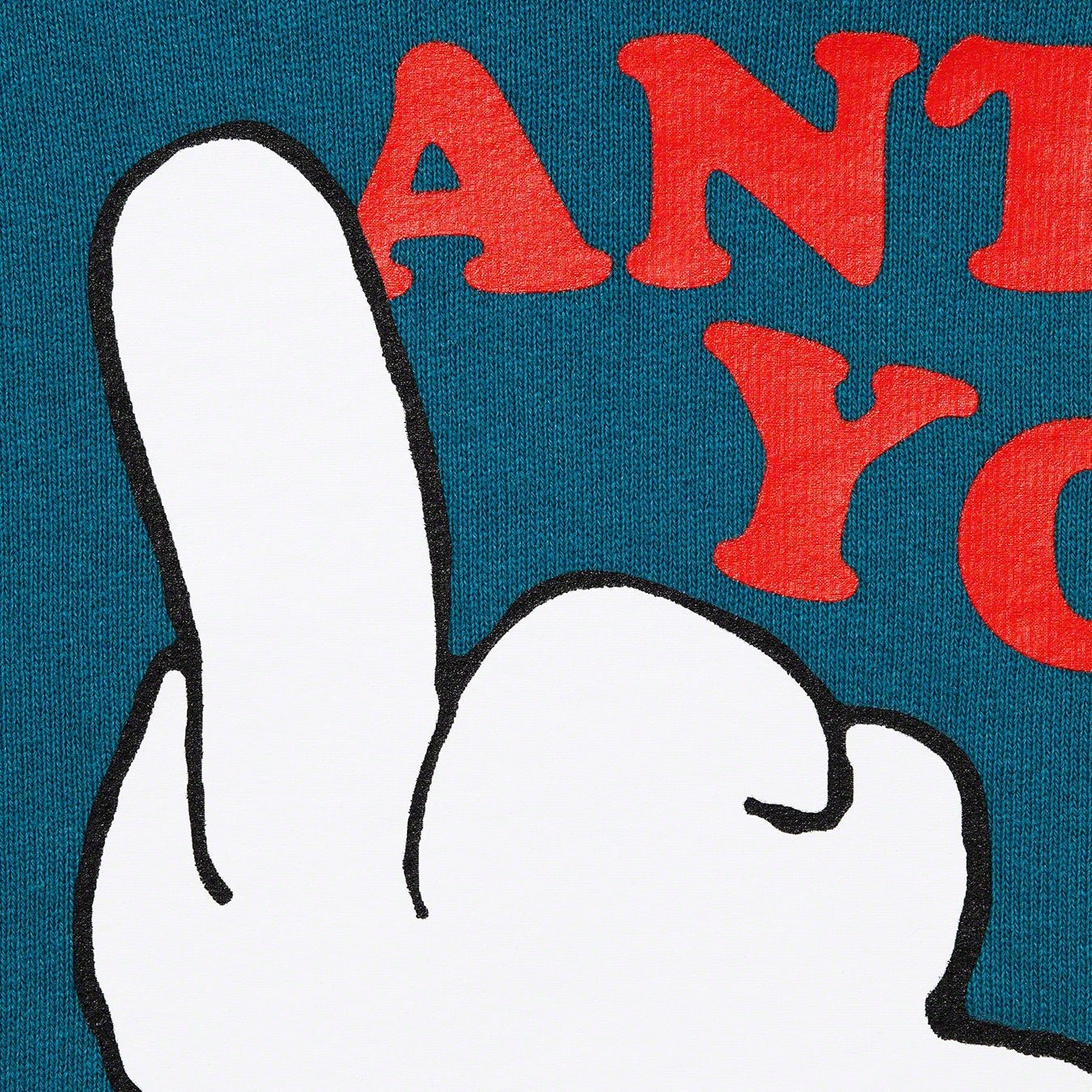 Supreme Supreme UNDERCOVER Anti You Hooded Sweatshirt (SS23) - Marine Blue - $178