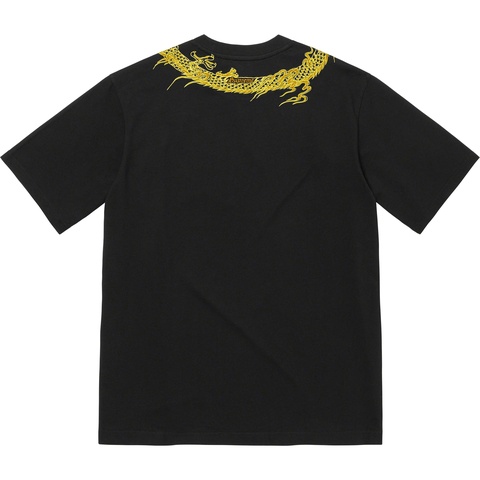 Supreme Dragon Wrap S/S Top - Black