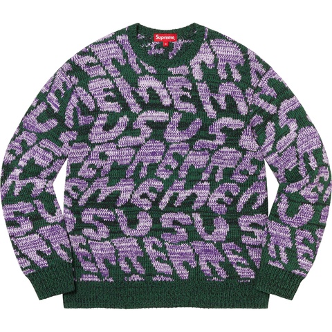 Supreme Stacked Sweater - Green