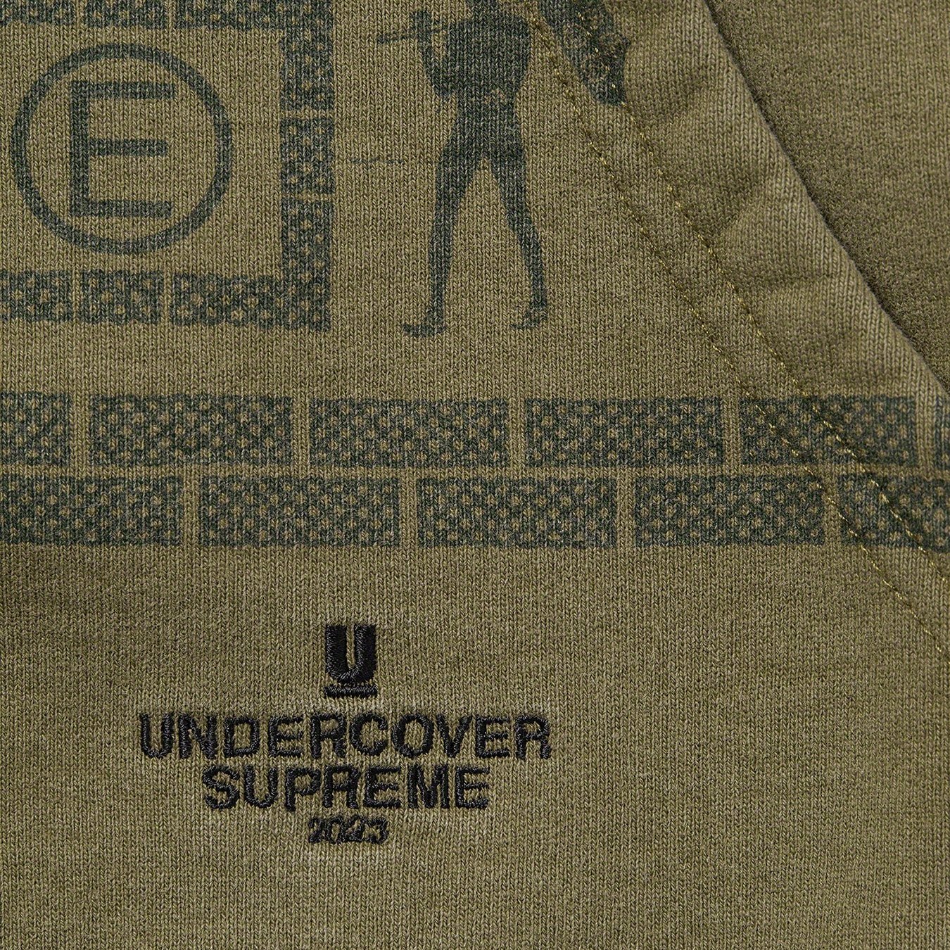 Supreme Supreme UNDERCOVER Zip Up Hooded Sweatshirt (SS23) - Dark Olive - $188