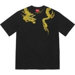 Supreme Dragon Wrap S S Top (SS23) - Black