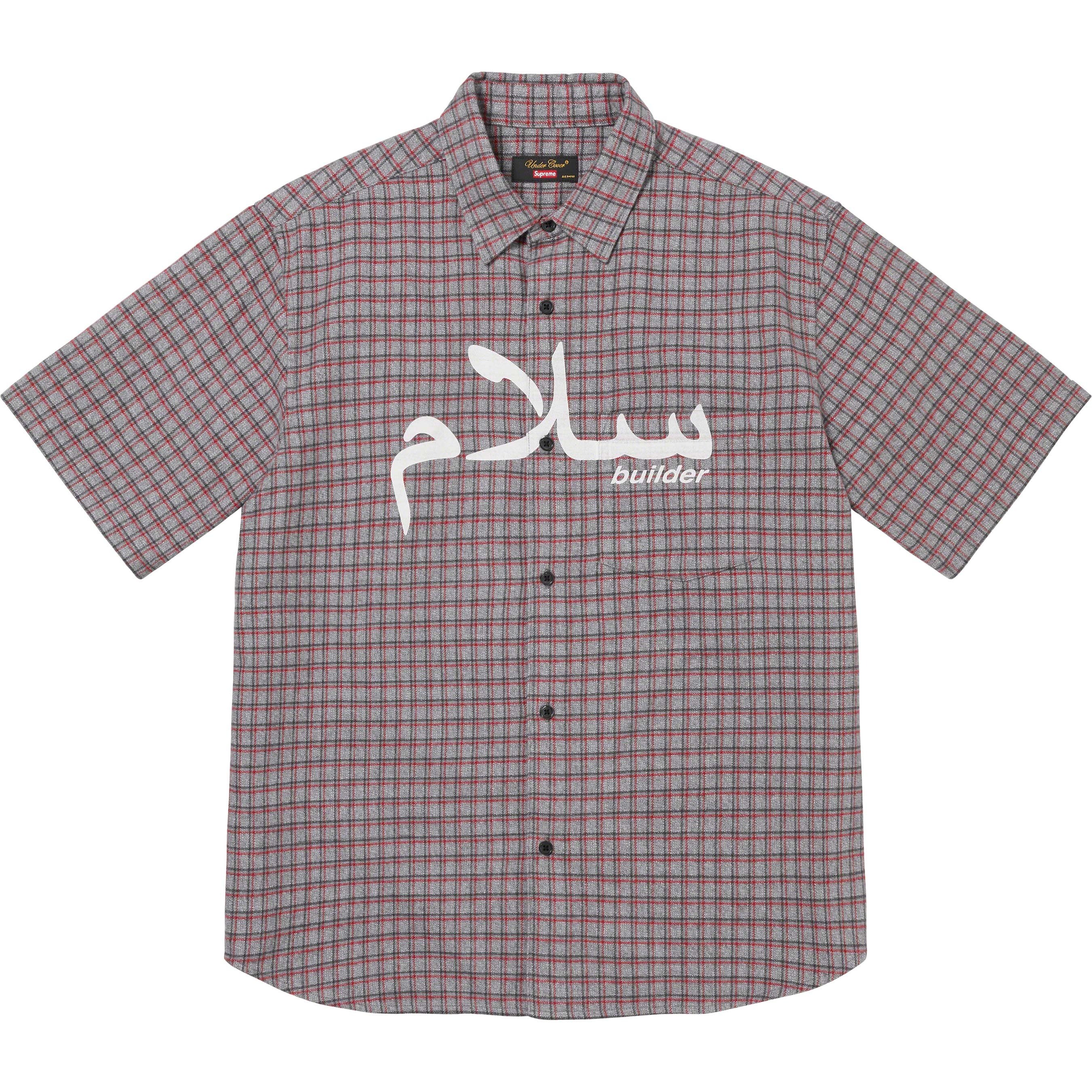 Supreme Supreme UNDERCOVER S S Flannel Shirt (SS23) - Grey Plaid - $138