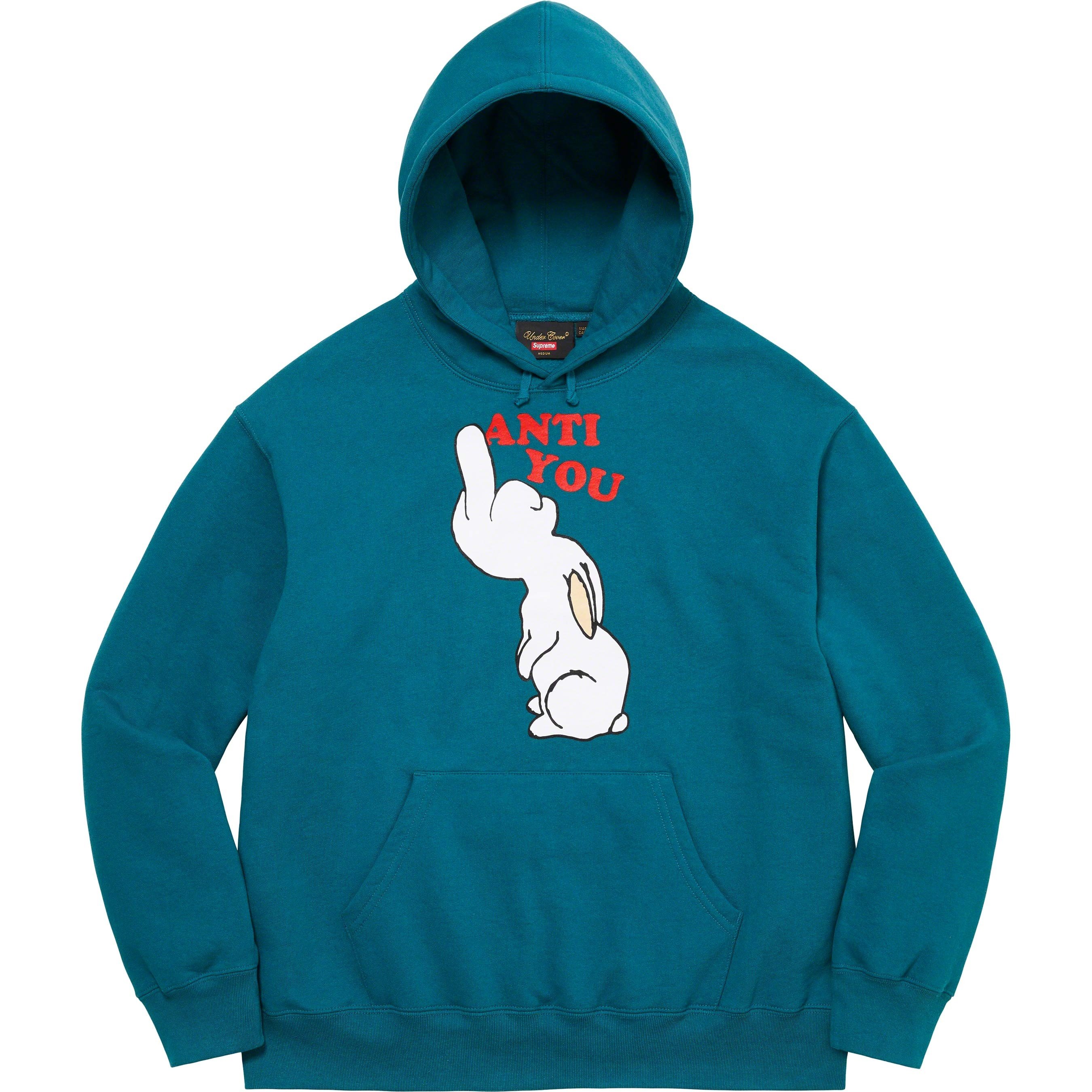 Supreme Supreme UNDERCOVER Anti You Hooded Sweatshirt (SS23) - Marine Blue - $178