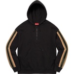 Supreme Half Zip Hooded Sweatshirt (SS23) - Black
