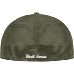 Supreme Box Logo Mesh Back New Era (SS23) - Olive