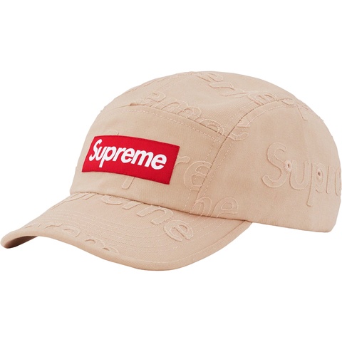 Supreme Lasered Twill Camp Cap - Tan