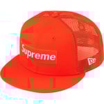 Supreme Box Logo Mesh Back New Era (SS23) - Orange