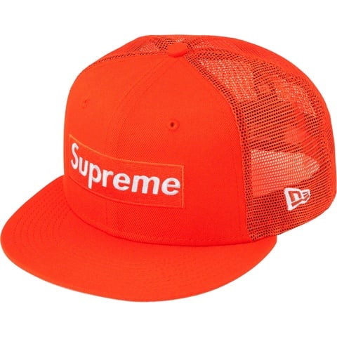 Supreme Box Logo Mesh Back New Era® - Orange