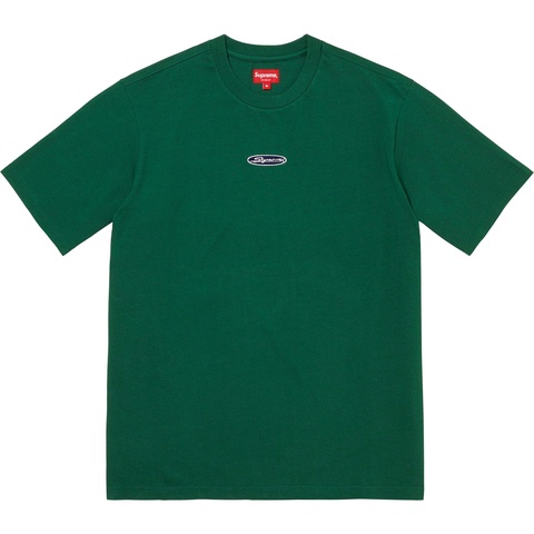 Supreme Oval Logo S/S Top - Dusty Green
