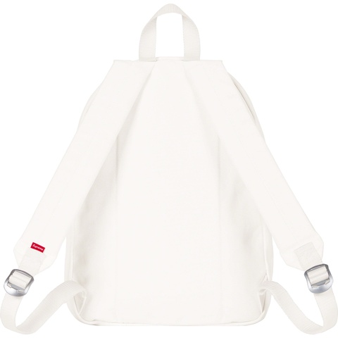 Supreme Canvas Backpack - White