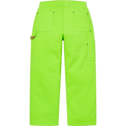 Supreme Double Knee Painter Sweatpant - Bright Green