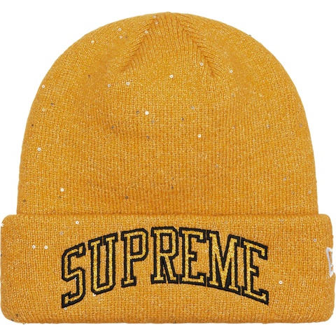 Supreme New Era® Metallic Arc Beanie - Gold