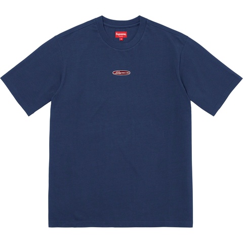 Supreme Oval Logo S/S Top - Navy