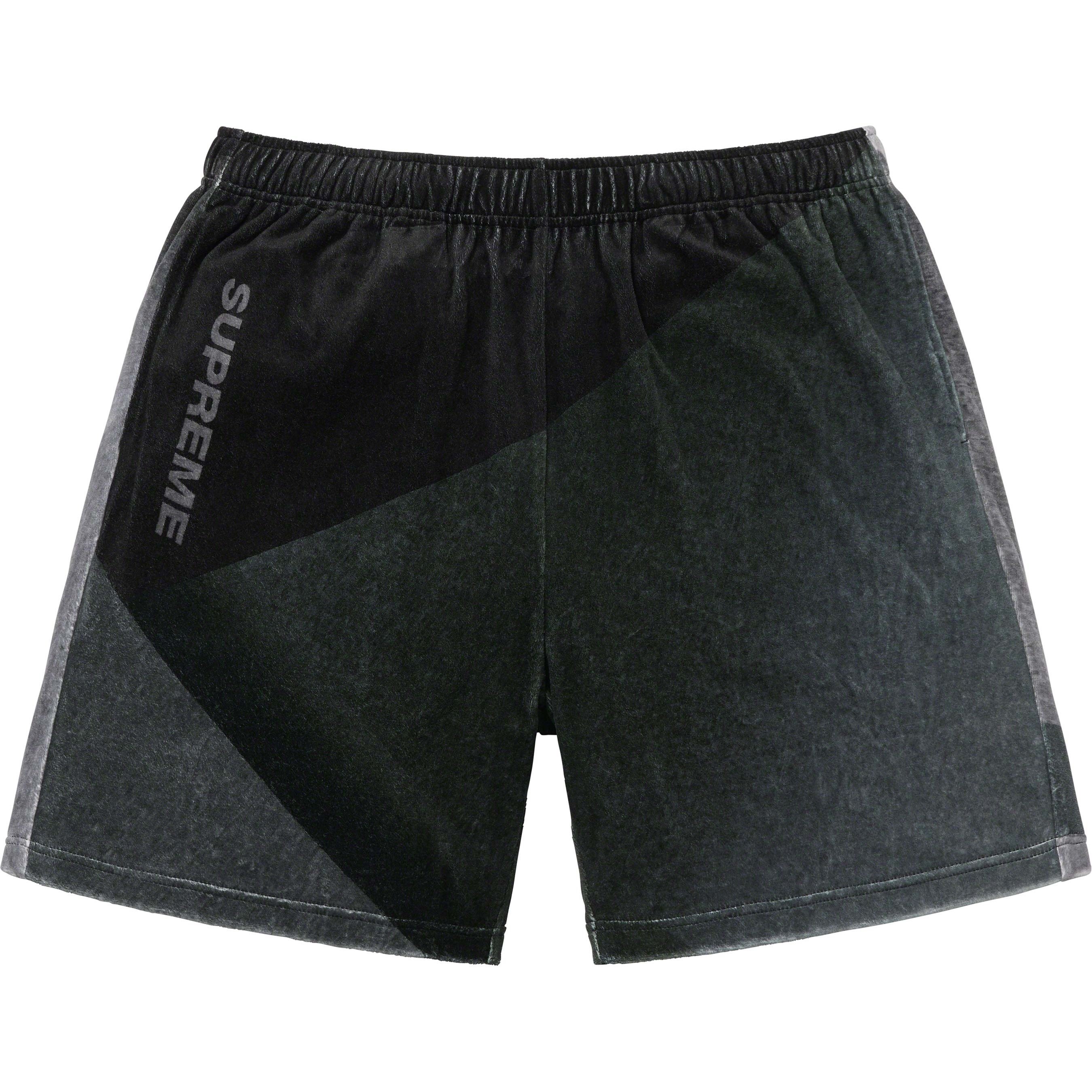 Supreme Geo Velour Short (SS23) - Black - $110