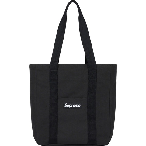 Supreme Canvas Tote - Black