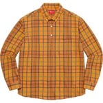 Supreme Pullover Plaid Flannel Shirt (SS23) - Gold