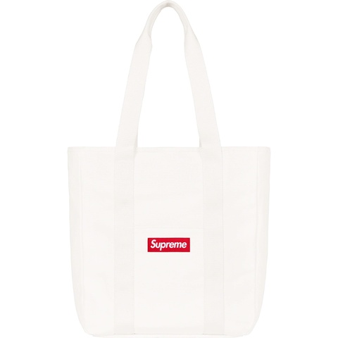 Supreme Canvas Tote - White