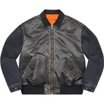 Supreme Denim Sleeve MA-1 (SS23) - Black