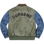 Supreme Denim Sleeve MA-1 (SS23) - Olive