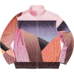 Supreme Geo Velour Track Jacket (SS23) - Pink