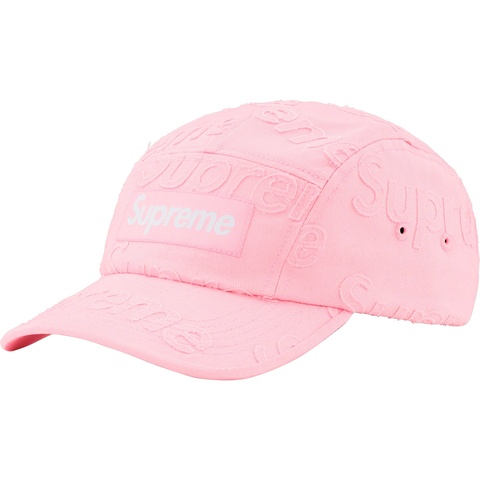 Supreme Lasered Twill Camp Cap - Pink