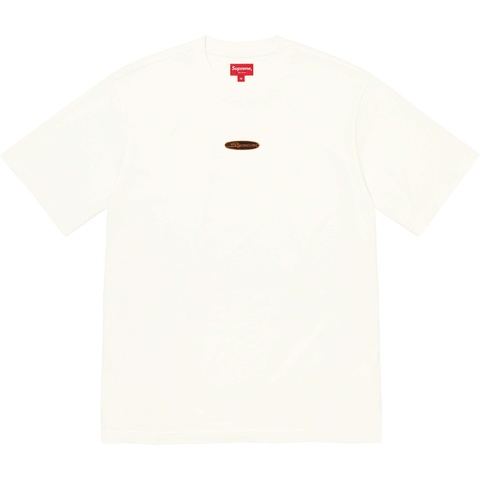 Supreme Oval Logo S/S Top - White