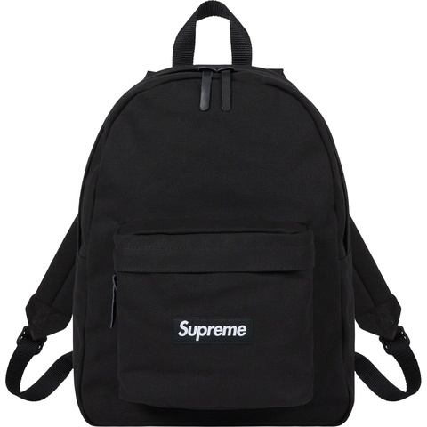 Supreme Canvas Backpack - Black