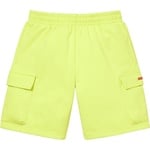Supreme Small Box Baggy Cargo Sweatshort (SS23) - Lime