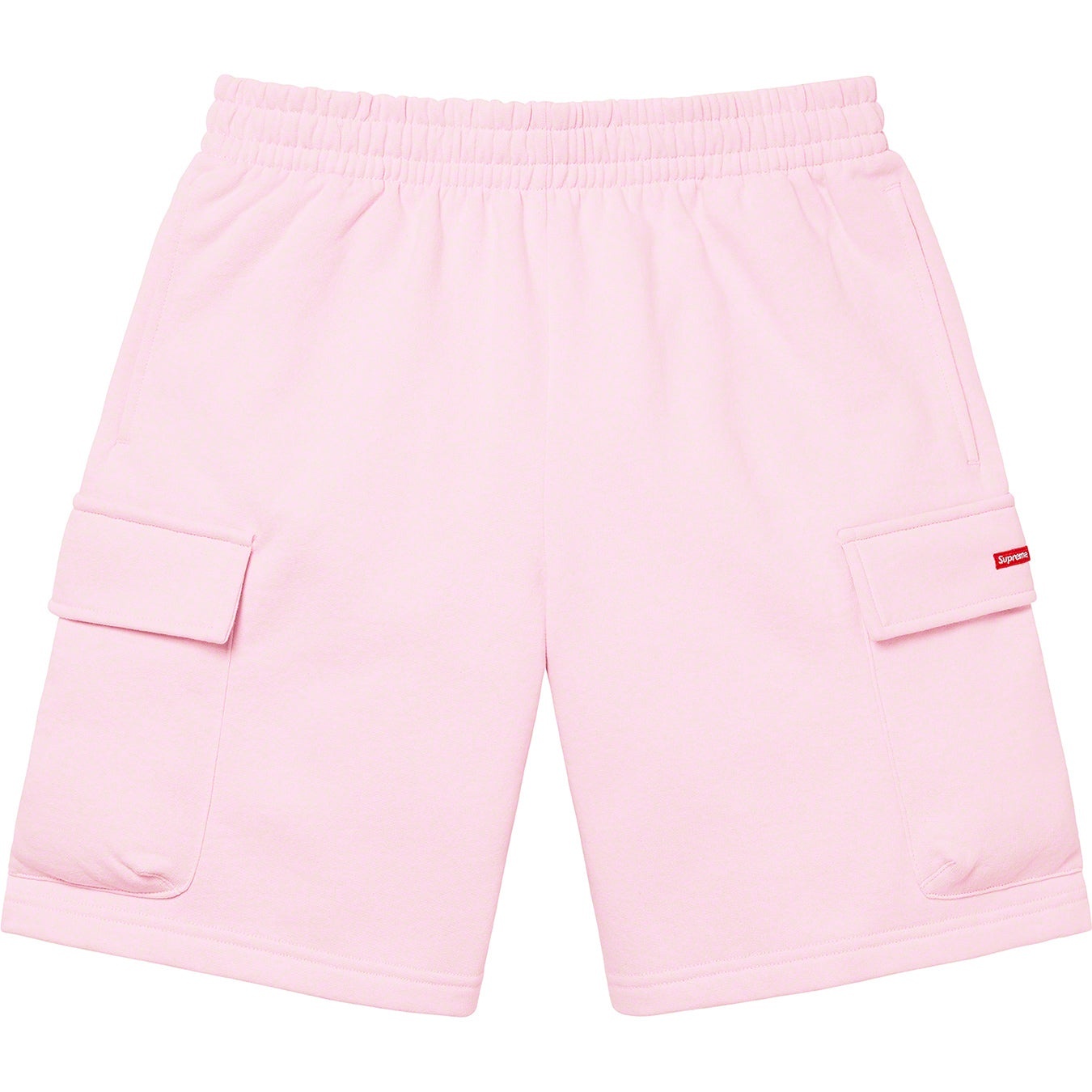 Supreme Small Box Baggy Cargo Sweatshort (SS23) - Light Pink - $128