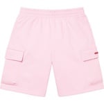 Supreme Small Box Baggy Cargo Sweatshort (SS23) - Light Pink