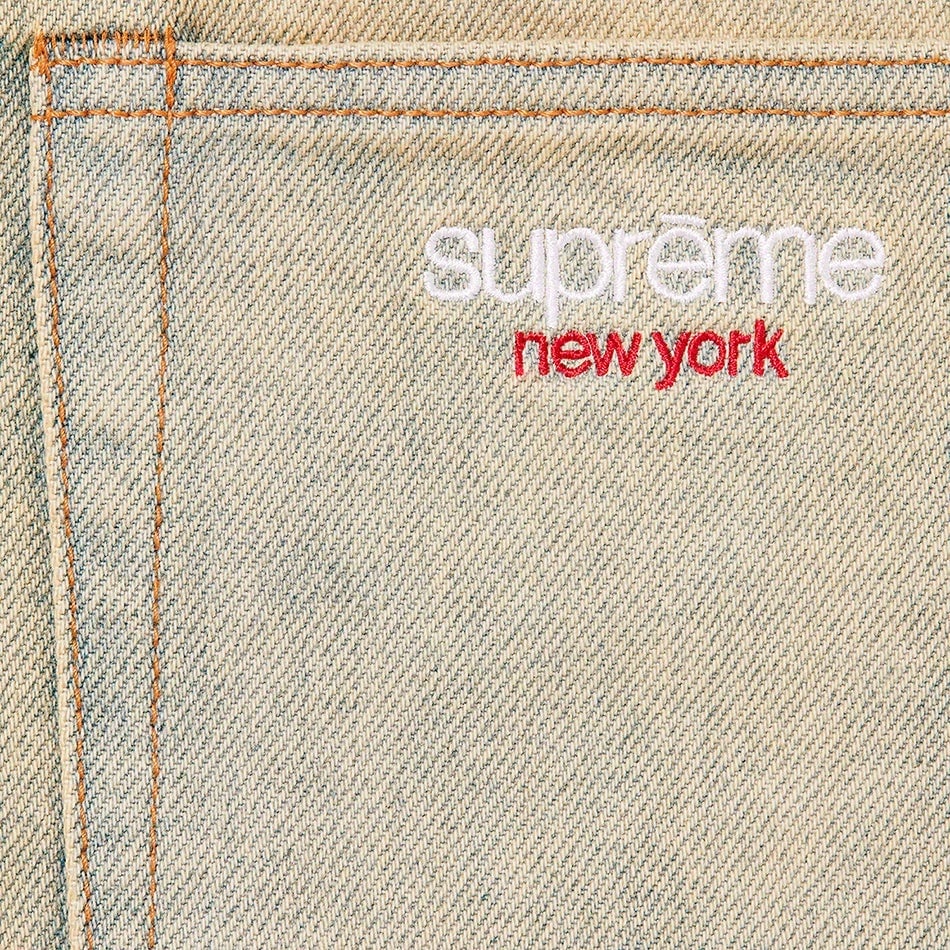 Supreme Baggy Denim Short (SS23) - Dirty Indigo - $138