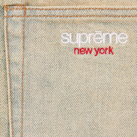 Supreme Baggy Denim Short - Dirty Indigo