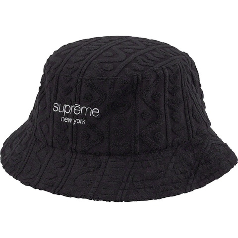 Supreme Terry Pattern Crusher - Black