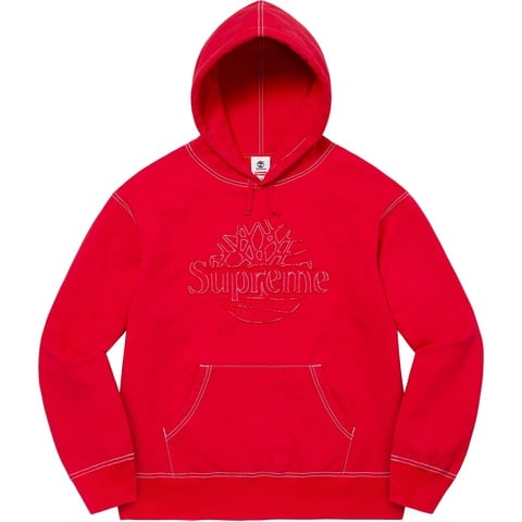 Supreme Supreme®/Timberland® Hooded Sweatshirt - Red