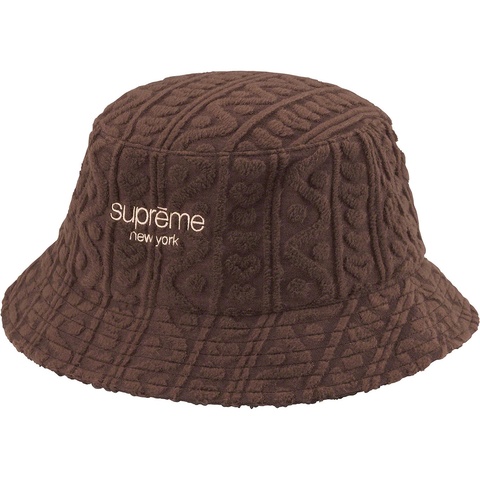 Supreme Terry Pattern Crusher - Brown