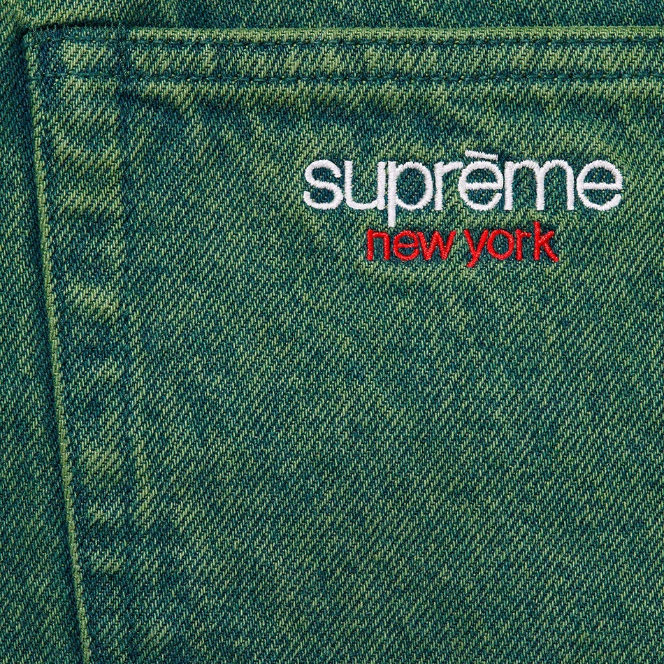 Supreme Baggy Denim Short (SS23) - Green - $138