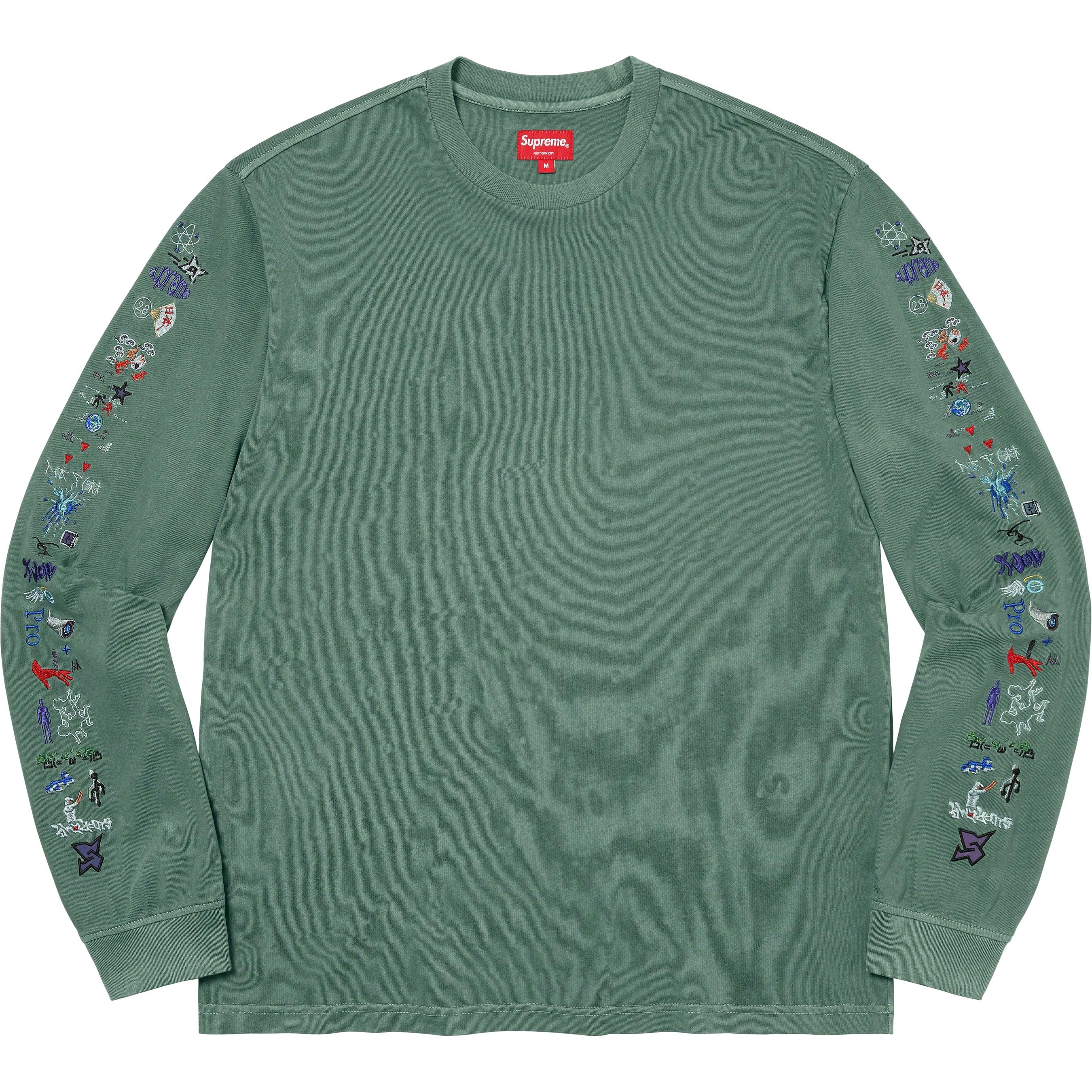 Supreme AOI Icons L S Top (SS23) - $98