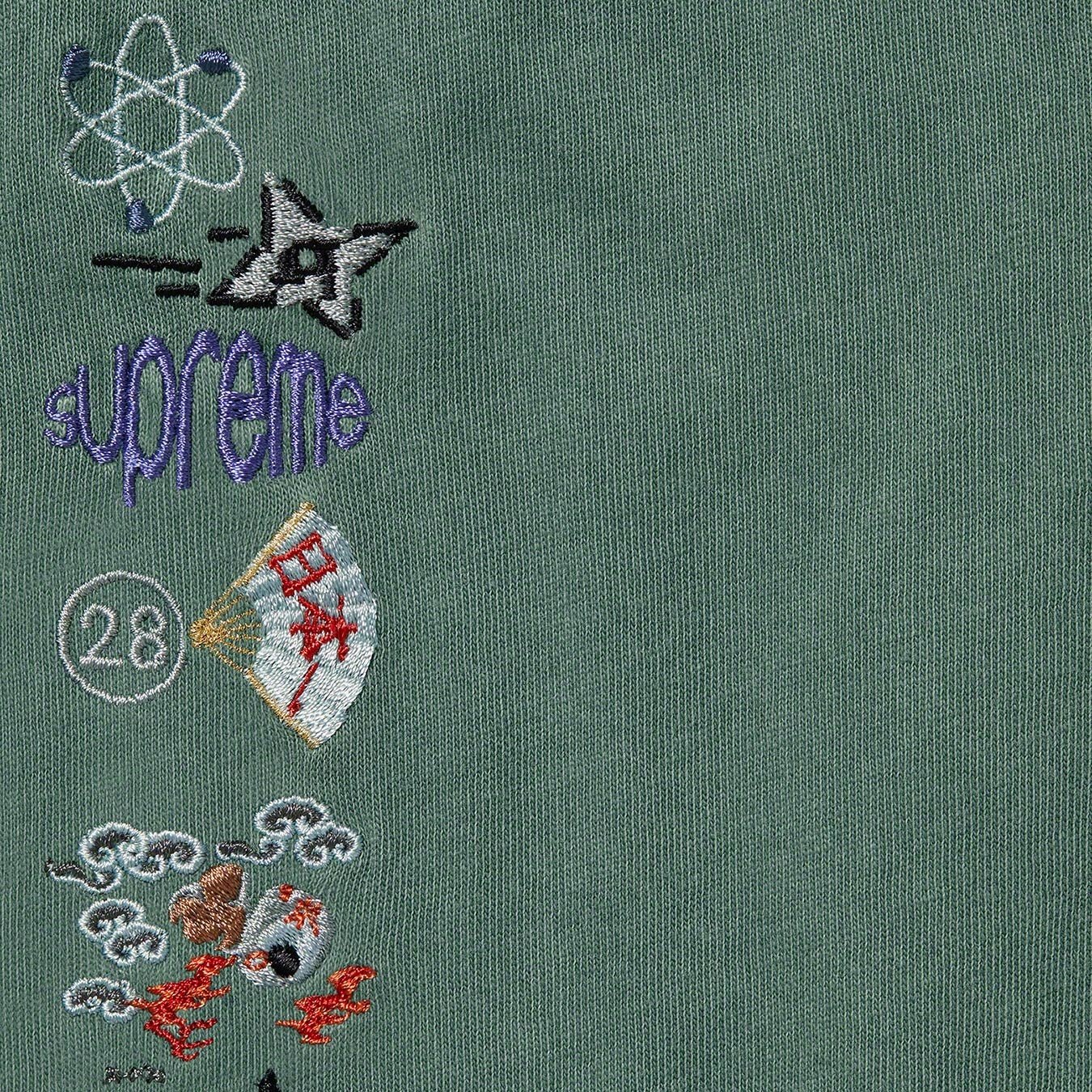 Supreme AOI Icons L S Top (SS23) - Dusty Green - $98