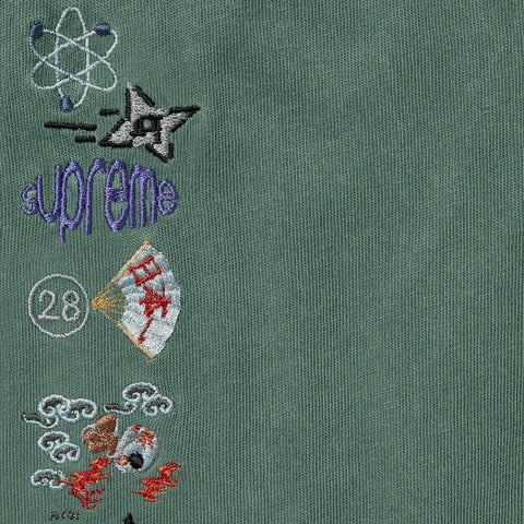 Supreme AOI Icons L/S Top - Dusty Green