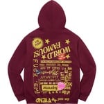 Supreme Fiend Hooded Sweatshirt (SS23) - Burgundy