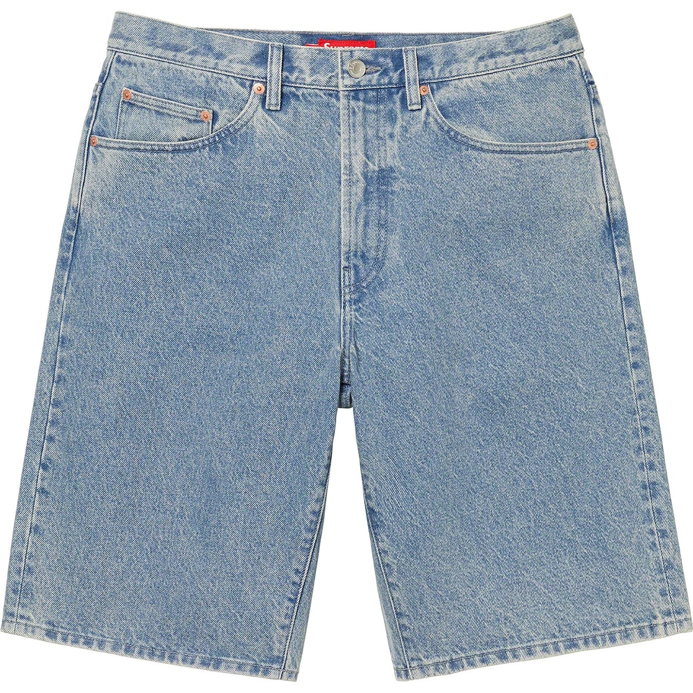 Supreme Baggy Denim Short (SS23) - Washed Blue - $138