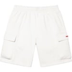 Supreme Small Box Baggy Cargo Sweatshort (SS23) - White