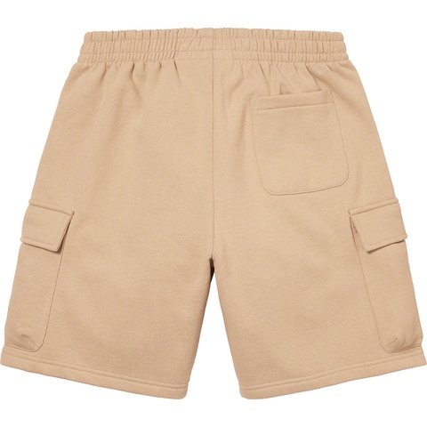 Supreme Small Box Baggy Cargo Sweatshort - Tan