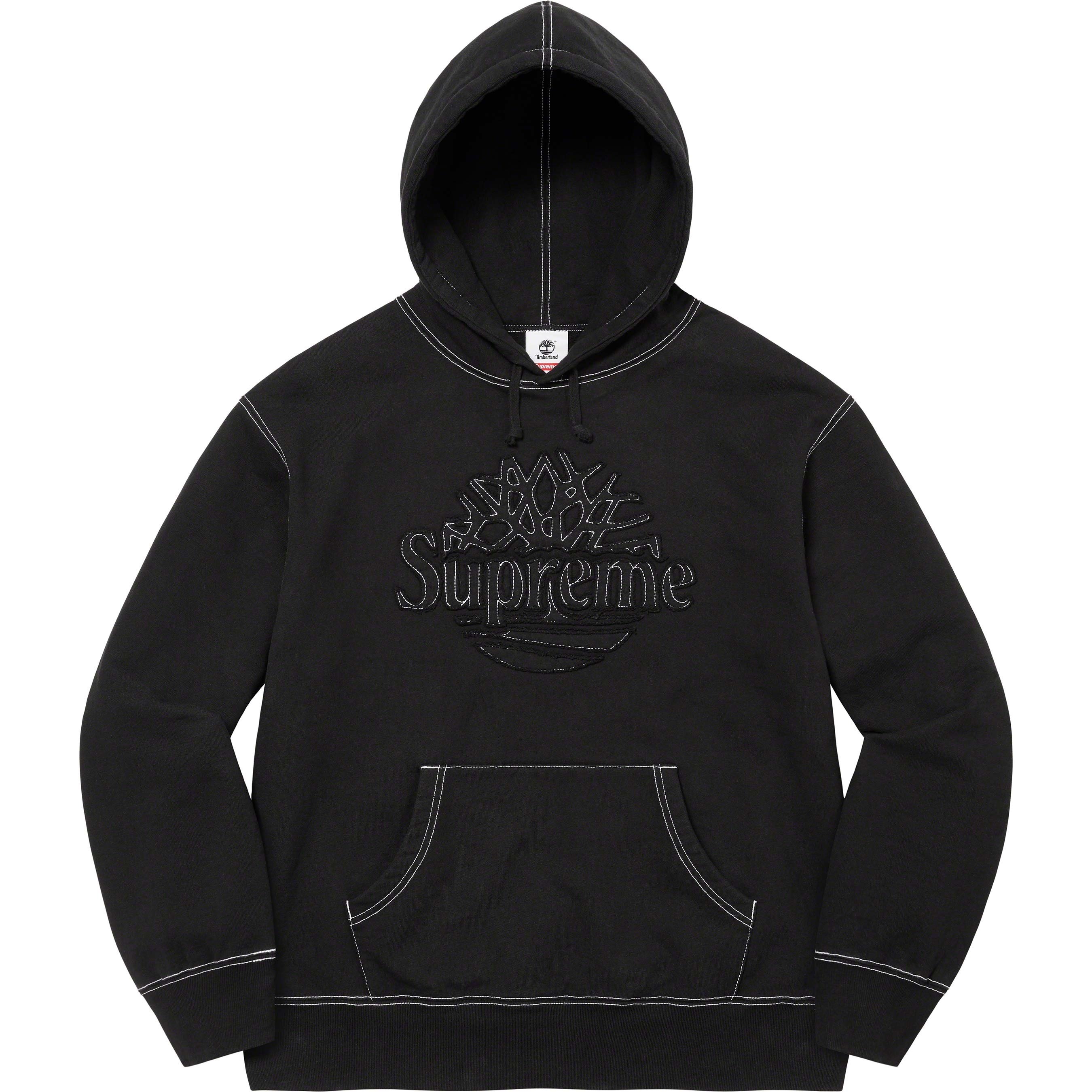 Supreme Supreme Timberland Hooded Sweatshirt (SS23) - Black - $158