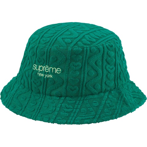 Supreme Terry Pattern Crusher - Green