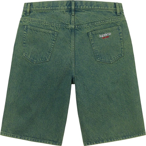 Supreme Baggy Denim Short - Green