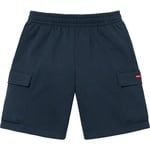Supreme Small Box Baggy Cargo Sweatshort (SS23) - Navy