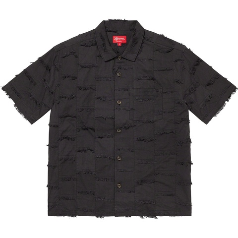 Supreme Patchwork S/S Shirt - Black