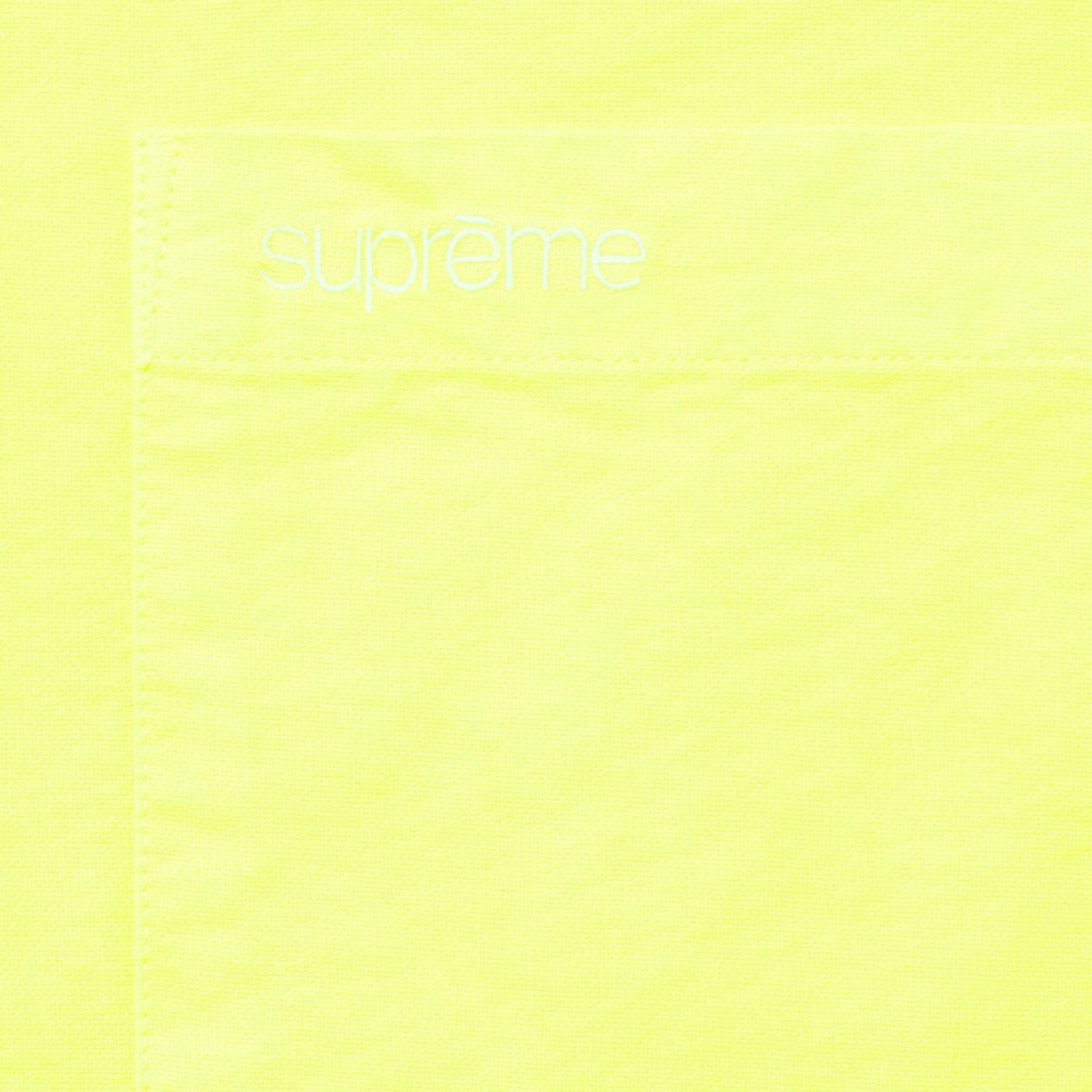 Supreme Loose Fit S S Oxford Shirt (SS23) - Bright Green - $128