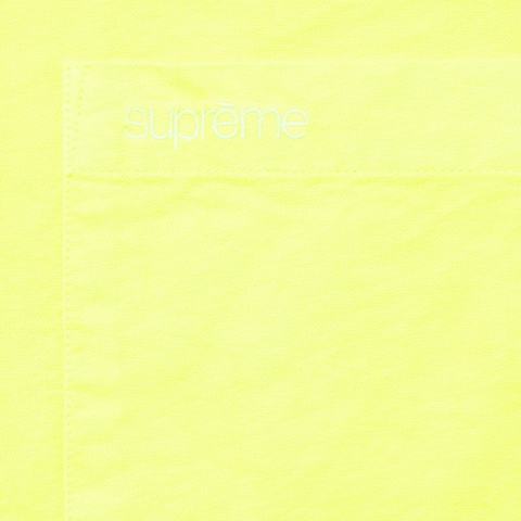 Supreme Loose Fit S/S Oxford Shirt - Bright Green